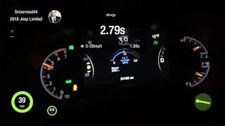 2018 Jeep Grand Cherokee limited 0-60