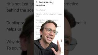 Fix bad AI writing: “It’s not x, it’s y” aka negation aka contrastive structure