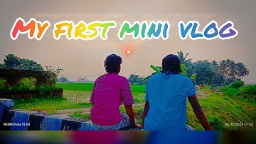 My First Mini Vlog /1Enjoy You Are My Video !🍁👍