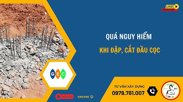 Quá nguy hiểm khi đập, cắt đầu cọc !