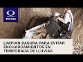 Retiran miles de toneladas de basura de drenajes, canales y ríos en el Valle de México - En Punto