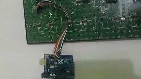 Membuat Running Text dengan Arduino dan Led Matrix P10