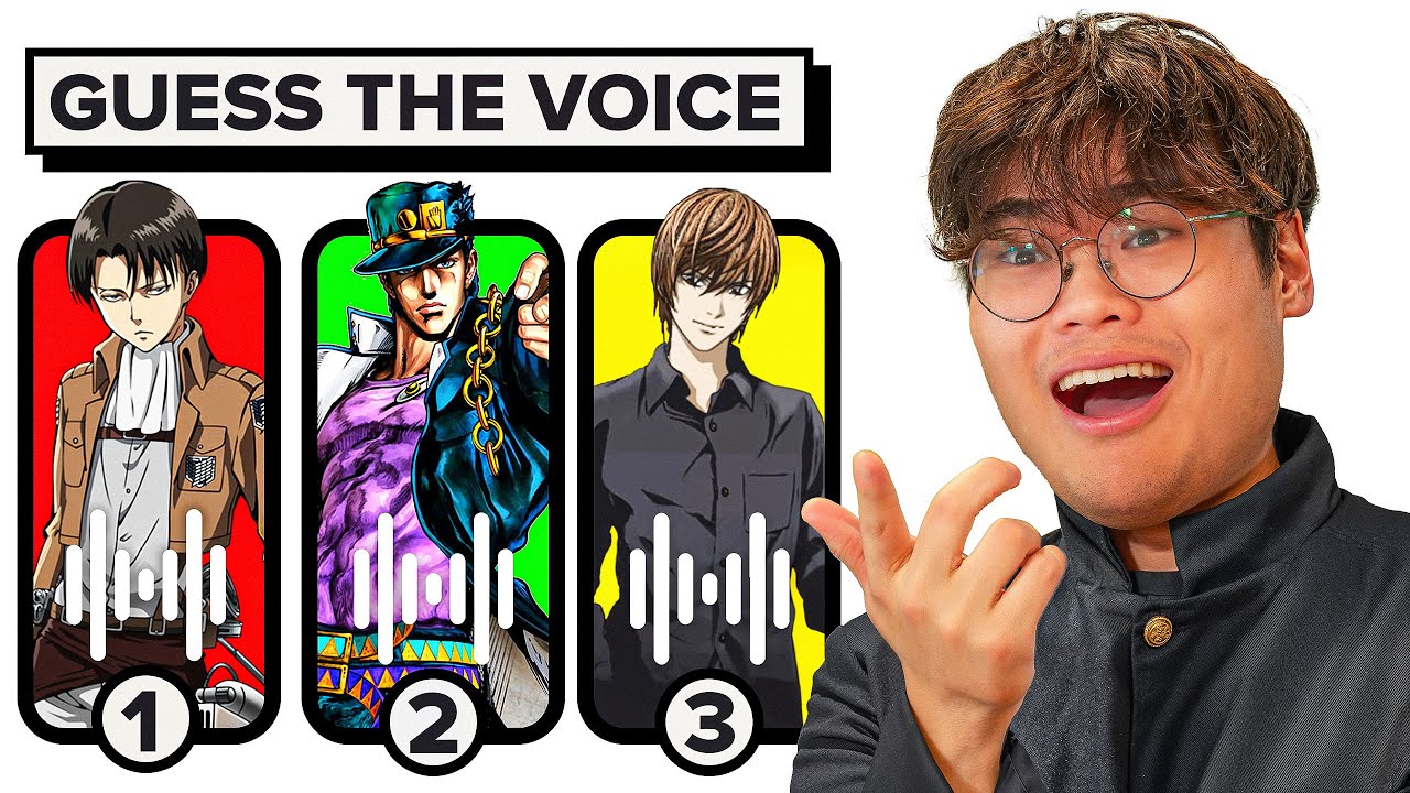 THEANIMEMEN GUESS THE ANIME VOICE CHALLENGE