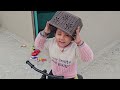 Kid Transporting Building Materials Cycle Fun ! छोटा मजदूर बना बच्चा साइकिल पर काम !