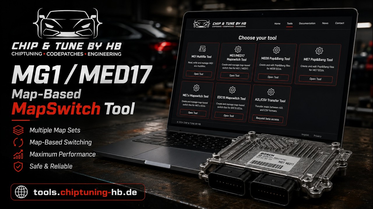 MG1 / MED17 Mapswitch Tool with WinOLS CSV
