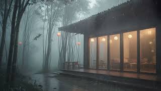 Rain Sounds with Gentle Thunder to Restore Sleep Harmony