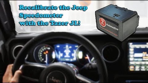 How to Calibrate the Jeep Wrangler Speedometer for 35" Tires - Tazer JL Mini
