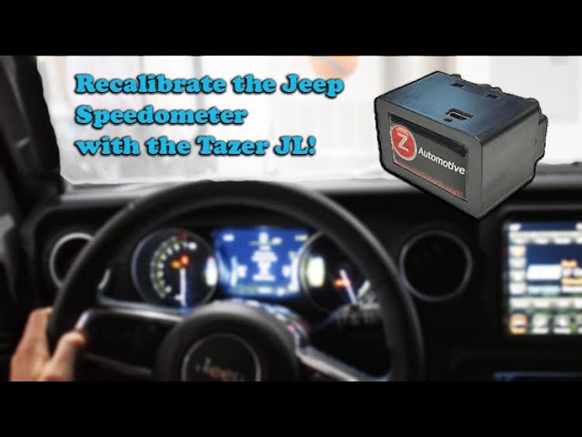 How to Calibrate the Jeep Wrangler Speedometer for 35