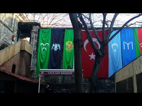 İstanbul Süleymaniye   Lale Çay Bahçesi 2 (Süleymaniye Tulip Tea Garden)