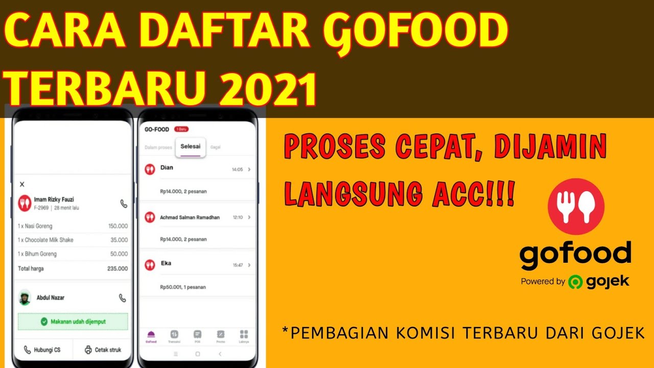 Cara Daftar Gofood Terbaru 2021 | Mudah!! Dijamin Langsung Bisa Jualan