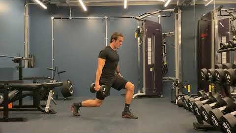 Contralateral DB split squat