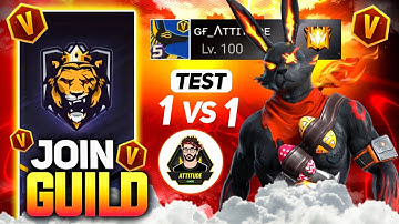 Join V Badge Guild of Attitude Gamers 🏆 || How To Join V Badge Youtubers Guild || Expert Squad Guild