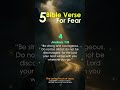 5 Bible Verses for FEAR | Holy Bible The Loving Touch of Jesus #shorts #bibleverse #bible