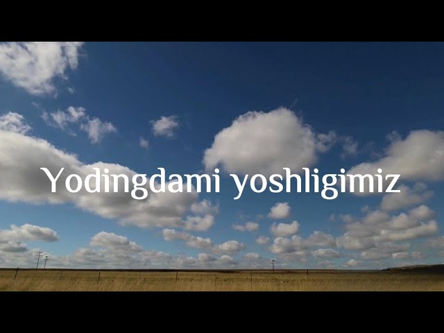 Sherali Jo'rayev - Yoshligimiz | Rasmiy Matnli Video (Official Lyric Video)