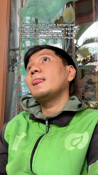 Because I passed a lot of people, it seems like this 😂😭 #ojol