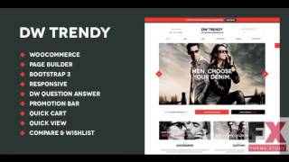 Preview DW Trendy - Responsive WooCommerce WordPress Theme T