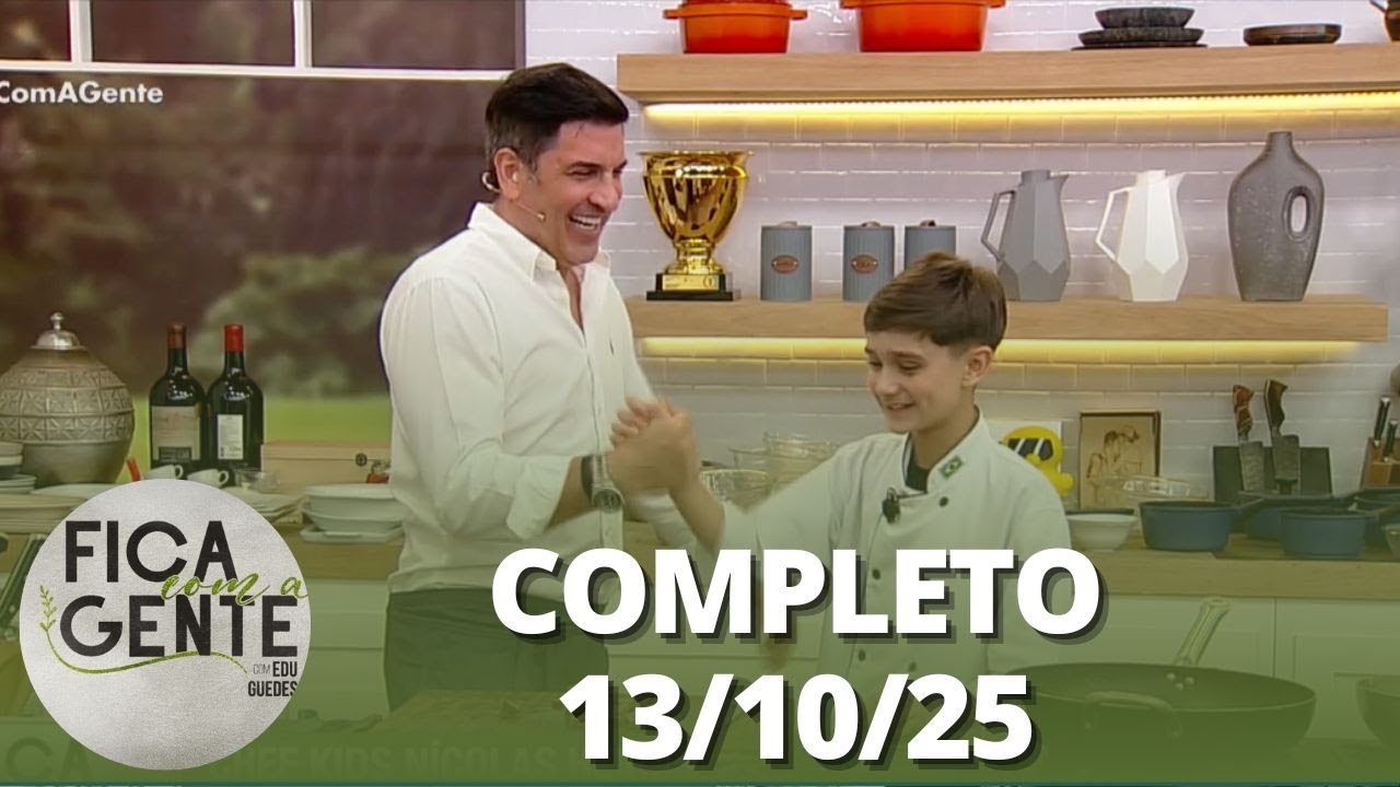 Fica com a Gente: Panqueca de espinafre com frango; Penne ao pesto e mais (13/10/25) | Completo