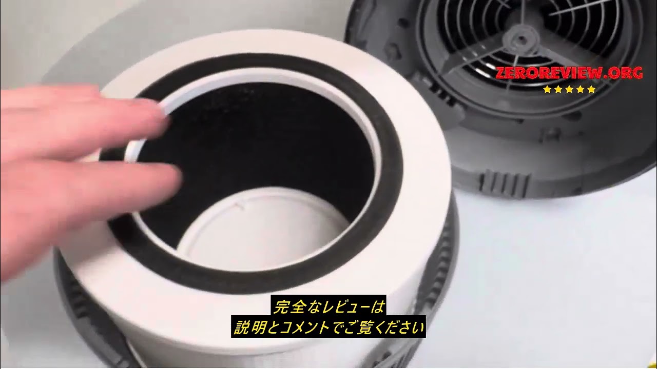 レビューJerdazen 空気清浄機 小型 17畳 脱臭 卓上 軽量 集じん ペット