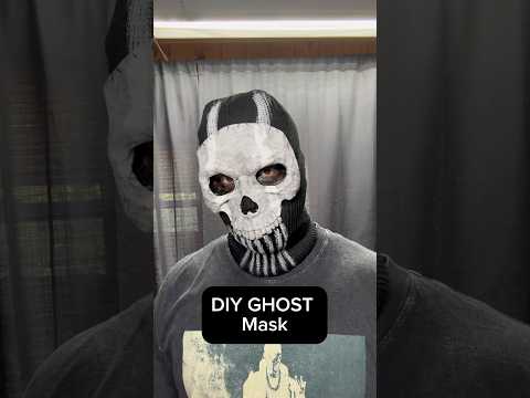 Quick DIY Ghost Mask Callofduty Halloween Diy 