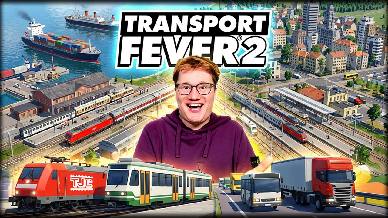 ZÜGE, FLUGZEUGE, LKWS, AUTOS, BUSSE, TRAMS, SCHIFFE - es gibt ALLES in TRANSPORT FEVER 2 | XXL LP