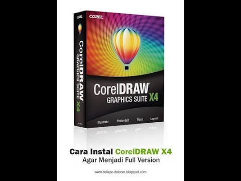 Cara Instal CorelDRAW X4 Agar Full Versi Menggunakan PsiKey dll tanpa Keygen Serial Number