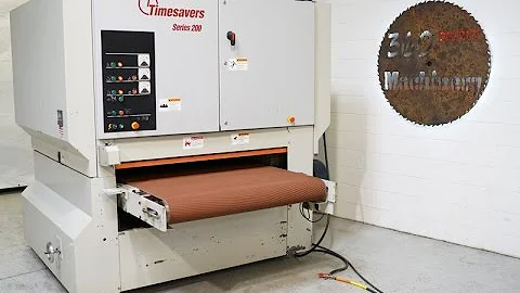 TIMESAVERS 3 HEAD 52" WIDE BELT SANDER
