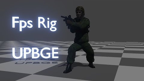 Full body fps rig in blender UPBGE Part 1