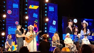 Moriah and Joel Smallbone, "Whiskey Is His Wife" at CMA Fest Close Up Stage 6-7-25