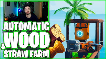 Hoe je een automatische boomstam- en stroboerderij bouwt | Craftopia-gids | Caztecx