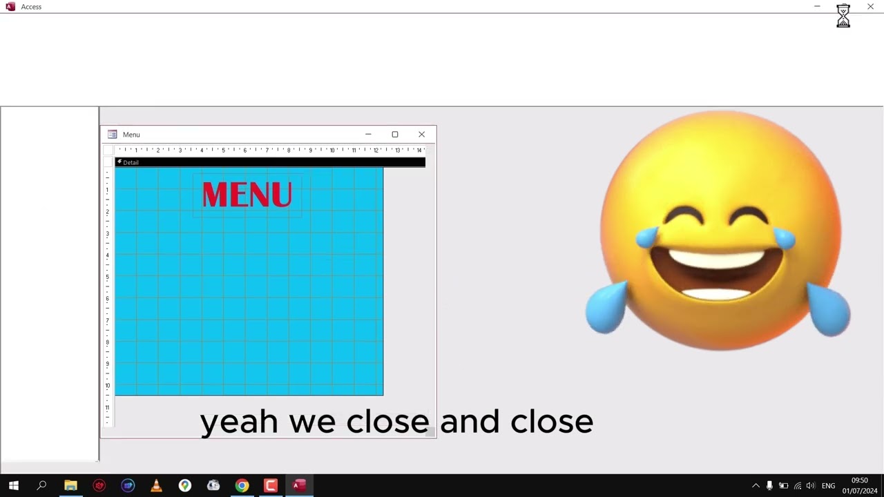 CREATE BUTTONS IN MS ACCESS