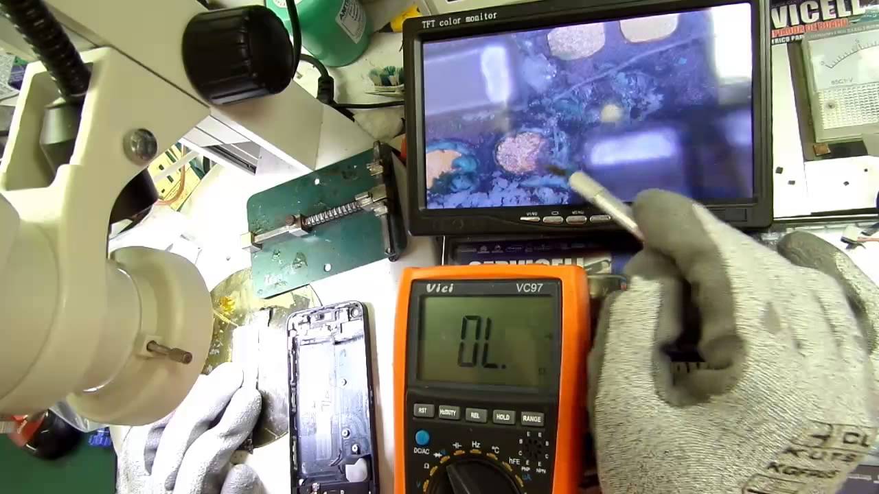 reparacion iphone 5 positivo y de de carga dead repair - YouTube