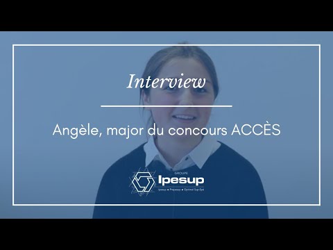 Témoignage ancienne élève d'IPESUP -  Angèle Frambot major du concours ACCES