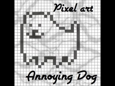 Annoying Dog Pixel Art Minecraft Tutorial