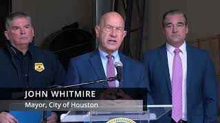 Mayor Whitmire and HPD Chief Diaz's Major Announcement Regarding HPD's Property Room