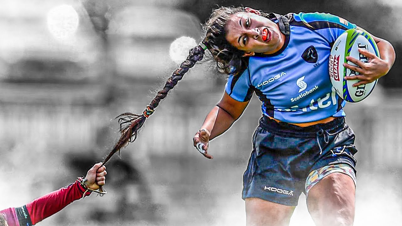 ⁣Hardest Hits and Biggest Tackles in Womens Rugby