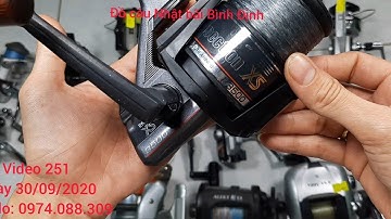Video 251 (30/09/20). Lô 17 máy câu Nhật bãi size 2000-12000. Máy câu lure, rê, lance, lục, biển,..