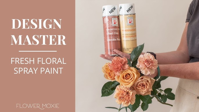Glitter Floral Spray Paint