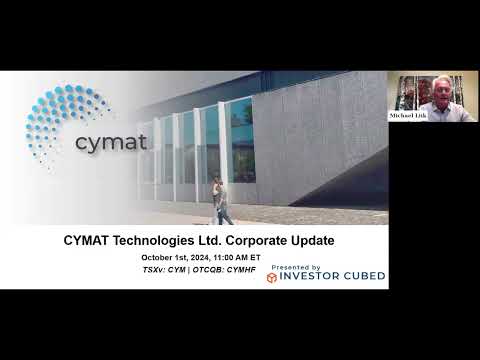 CYMAT Technologies Inc. Investor Update - 10.01.2024