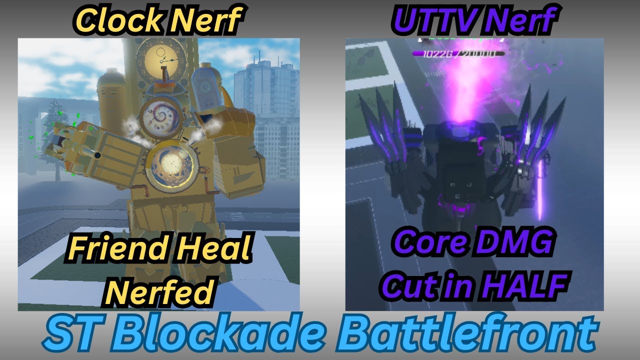 EVEN MORE Special Titan nerf + Bugs (OUTDATED) on ST Blockade