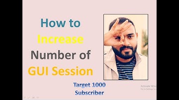 How to increase the number of SAP GUI Session |#sap #saps4hana #sapecc |