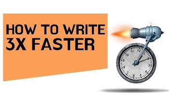 How to increase your writing speed and word counts with sprinting or time sprints
