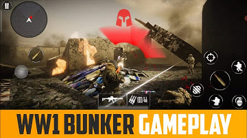 Gun Strike 3D: Shooting Games - WW1 BUNKER GAMEPLAY | gun strike bunker gameplay | Giga games