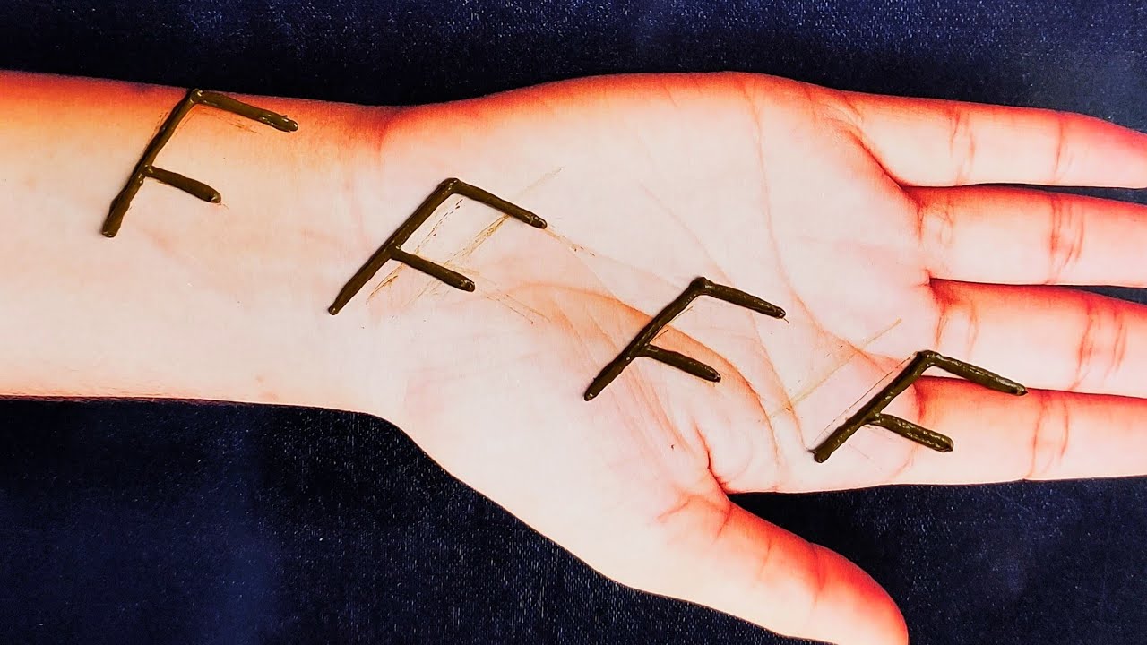 FFFF mehndi Trick for beautiful and stylish mehndi design|| new mehndi ...