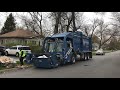 Elmhurst Clean Up 2020: Republic Services Mack LEU Carry Can Garbage Truck