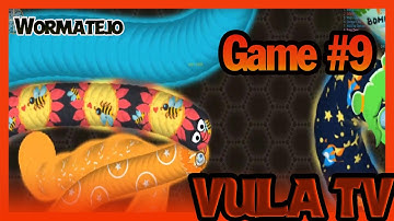 Wormate.io | Best  Worm Killing 1000 Other Worms | Game rắn săn mồi -  Game con sâu | VULA GAMING