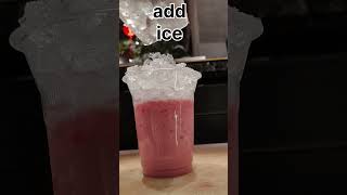 Iced Espresso Pink latte #esprosso #latte #coffee #love