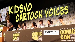 STEVEN UNIVERSE, DOC MCSTUFFINS, POWERPUFF-BUBBLES & MORE! | COMIC CON KidsVO Cartoon Voices #3