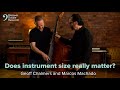 Does double bass size matter 34 78 44 58 or 12  discussion  demo with marcos machado