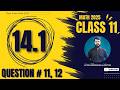 Class 11 Math Exercise 14.1 Question 11 and 12 Solution 1st year math new syllabus