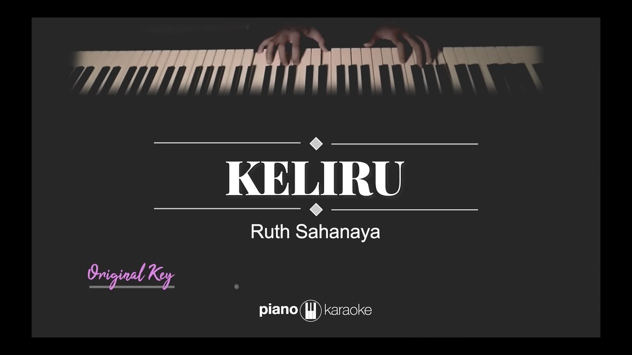 Keliru FEMALE KEY Ruth Sahanaya Karaoke Piano Cover